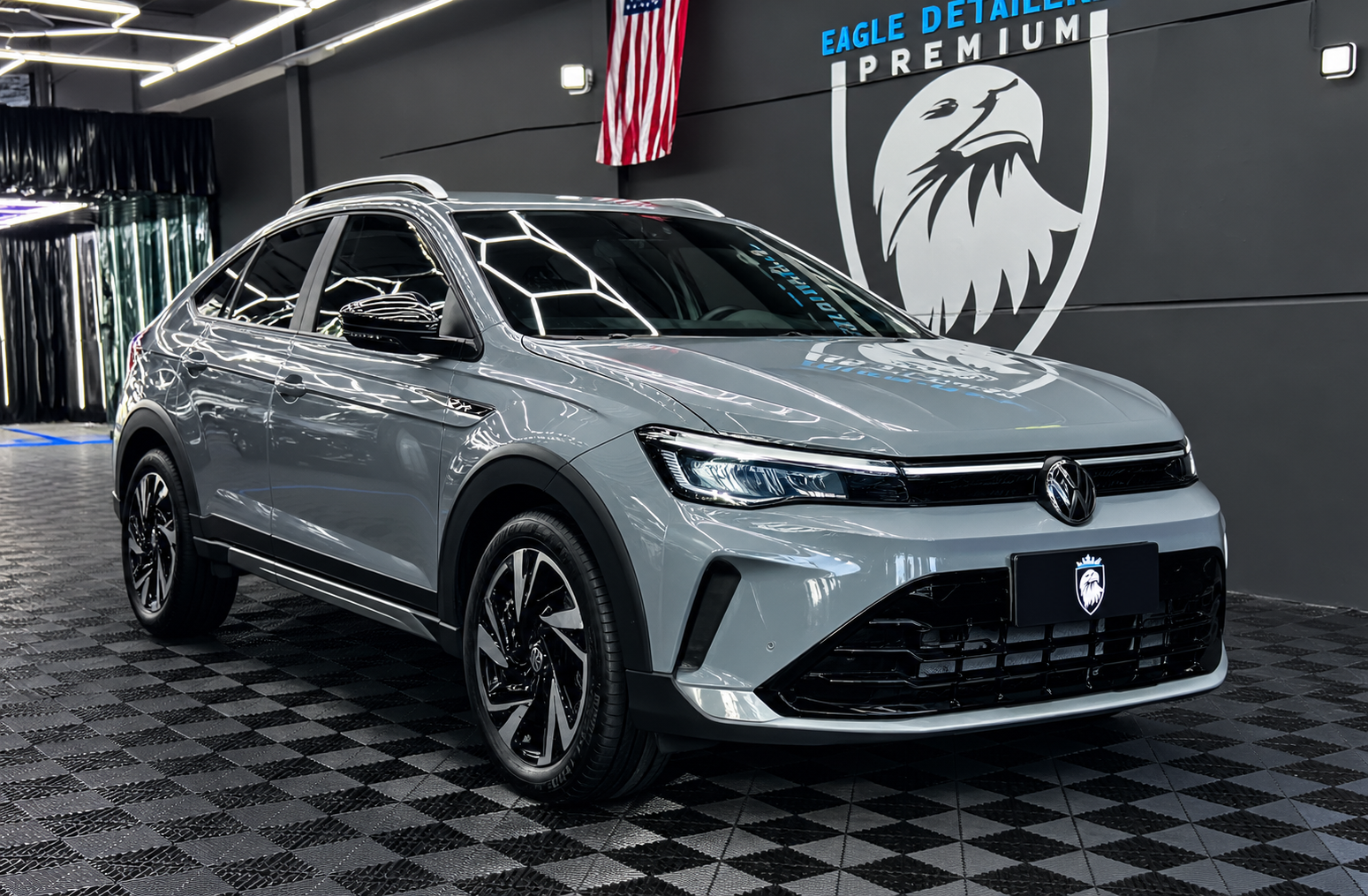 Carro premium com pintura protegida